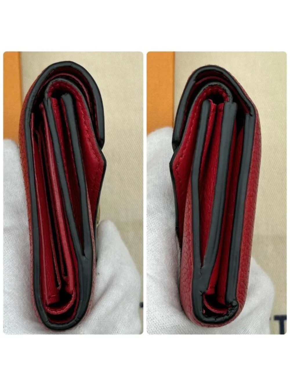Louis Vuitton Portefeuille Double Compact Folded Wallet
